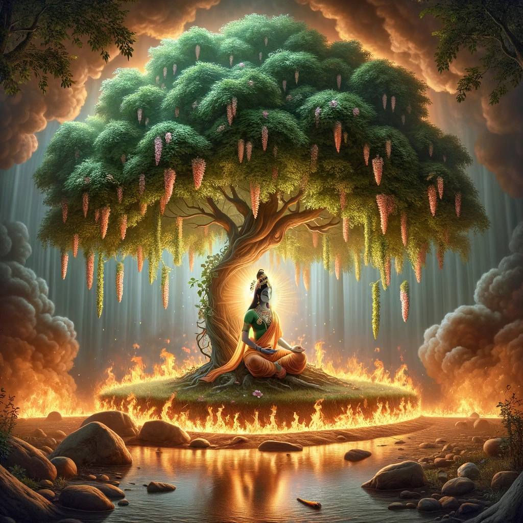 Sita Unharmed by the Fire